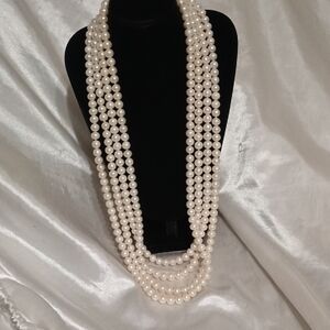 Genuine Pearl Necklace Very Long 100 Inches !!!!